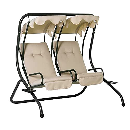 best garden swing seat Outsunny Garden 2 Seater Swing Chair