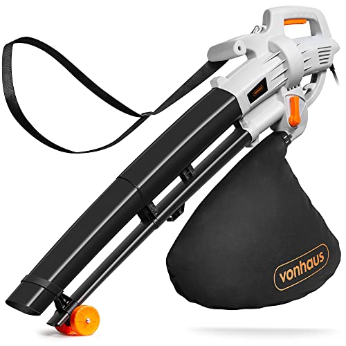 best garden vacuums VonHaus 3 in 1 Leaf Blower, Garden Vacuum & Mulcher