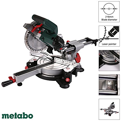 best mitre saw Metabo KGS216M Compound Sliding Mitre Saw