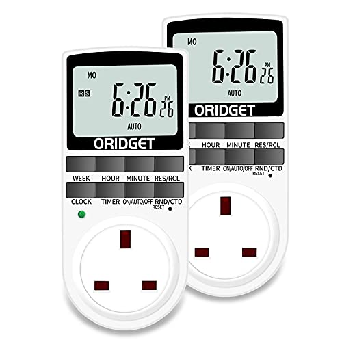 best plug in timers ORIDGET TE02 Digital Electrical Timer Plug