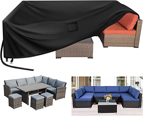 best rattan furniture covers Kovshuiwe Cube Patio Furniture Cover