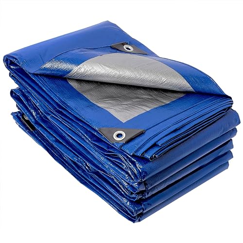 best tarpaulins Brackit Heavy Duty 5x8m Blue Polyethylene Tarpaulin