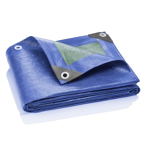 best tarpaulins GardenMate 3x4m Waterproof Blue Tarpaulin