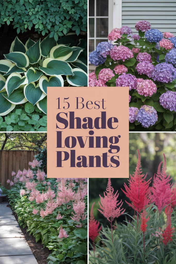 15 Best Shade Loving Plants for Where The Sun Don't Shine!