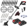 best cordless strimmers SMILOVII Cordless Strimmer