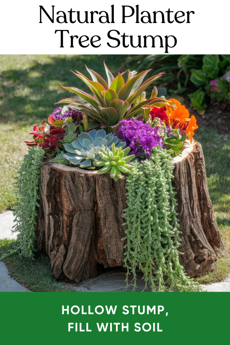 15 Creative Tree Stump Ideas to Add Charm to Your Garden | DIY Garden