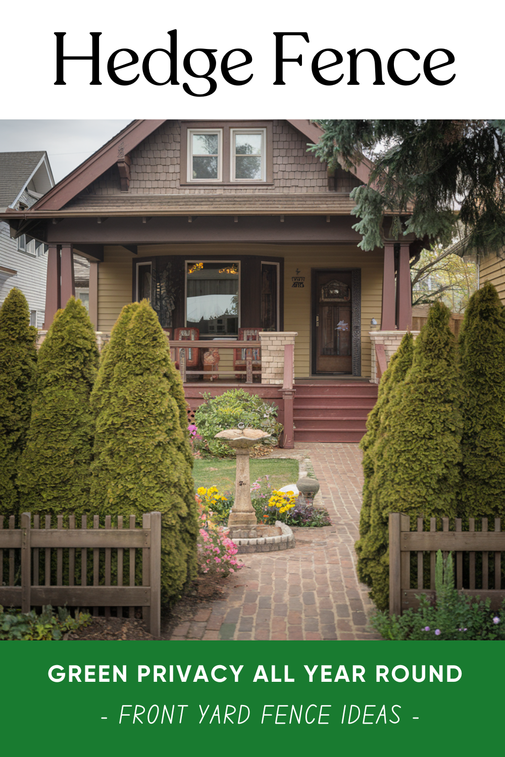 25 Front Yard Fence Ideas to Boost Your Curb Appeal | DIY Garden