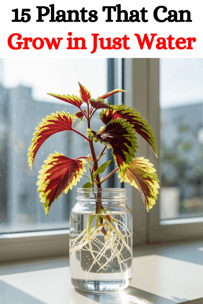15 Plants That Can Grow in Just Water