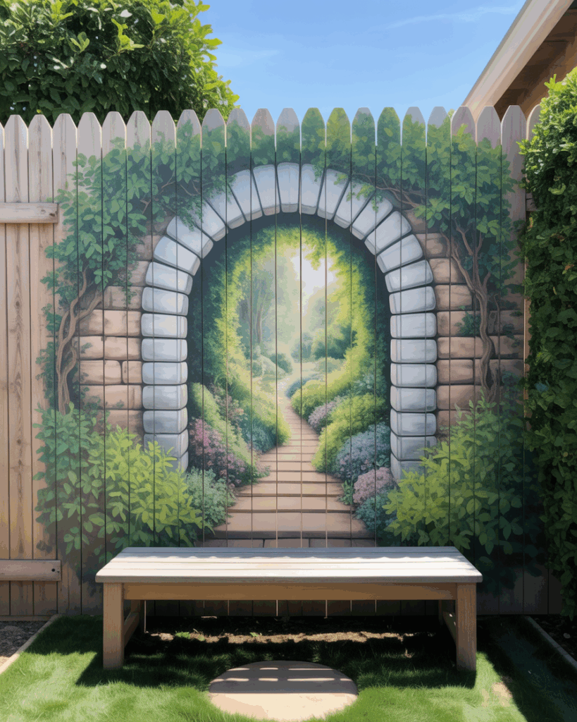 10 Cheerful Garden Outdoor Wall Mural Ideas That Instantly Transform ...