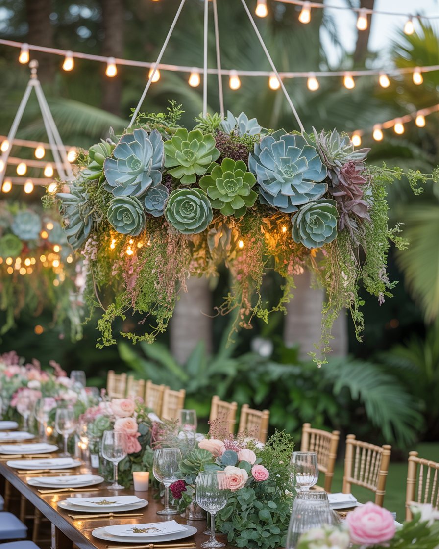 10 Succulent Chandelier Ideas That Will Instantly Transform Your Garden  Space | DIY Garden